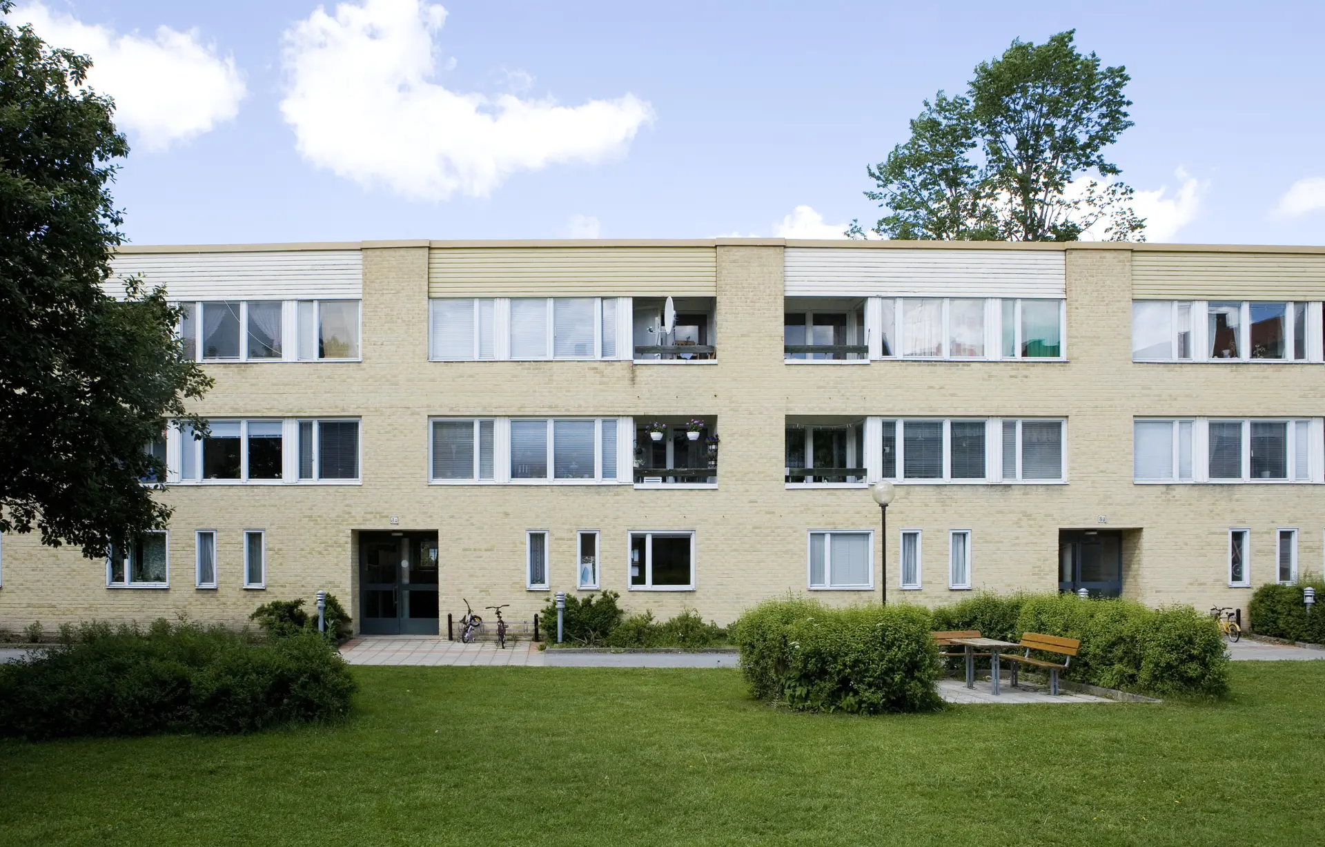 Bild på byggnad i kvarteret bacchus