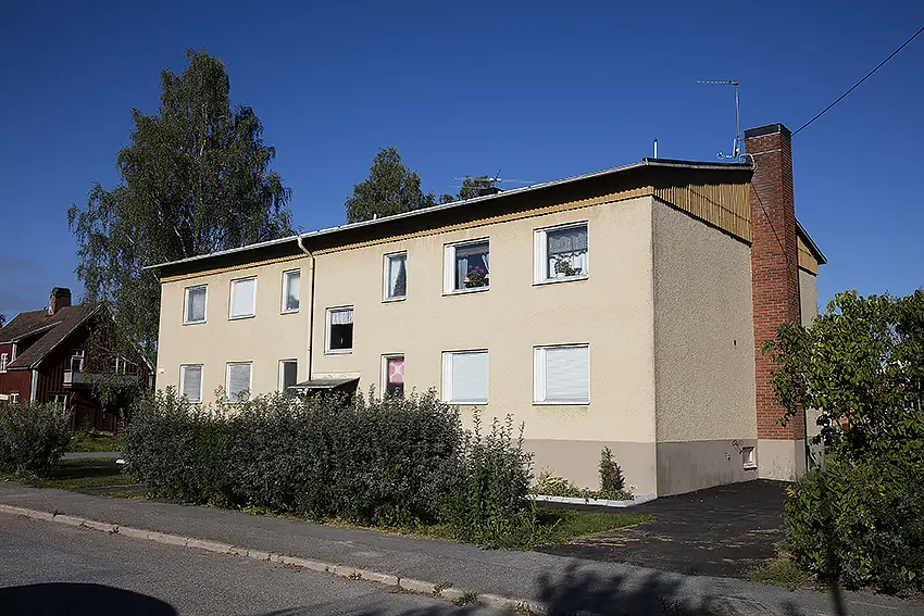 Bild på byggnad i kvarteret Björken
