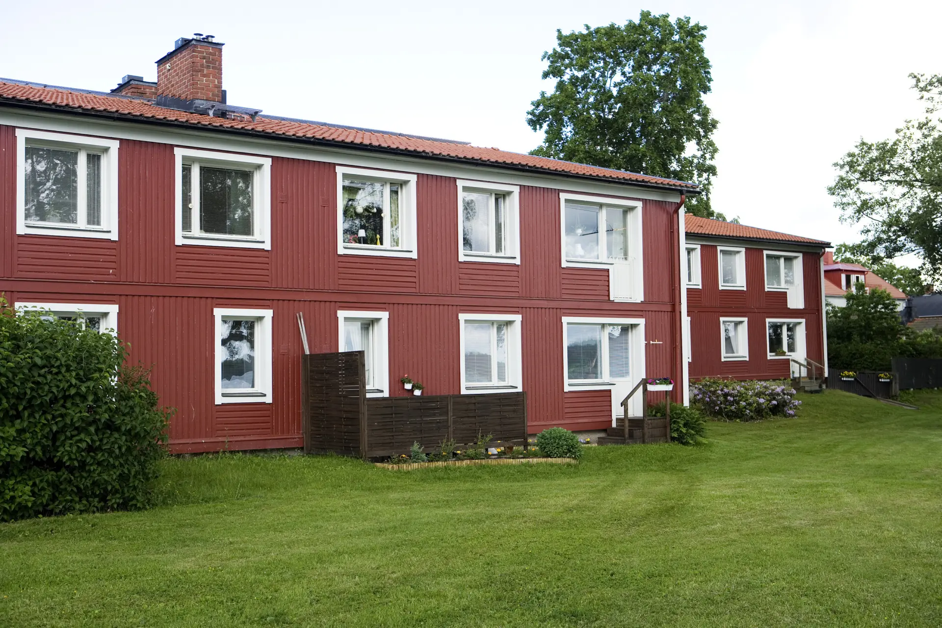 Bild på byggnad i kvarteret Korpen
