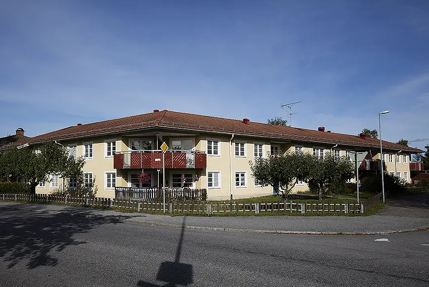 Bild på byggnad i kvarteret Poppeln