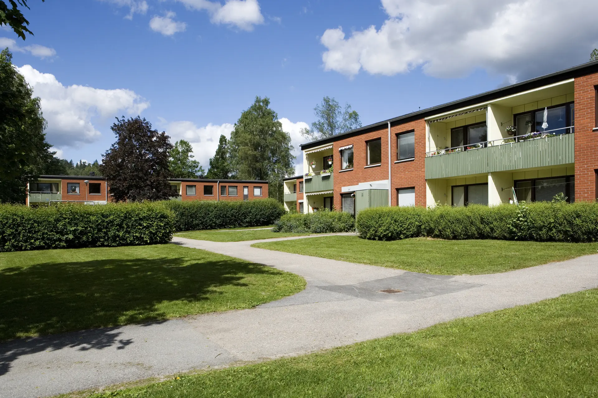 Bild på byggnad i kvarteret Skolmästaren