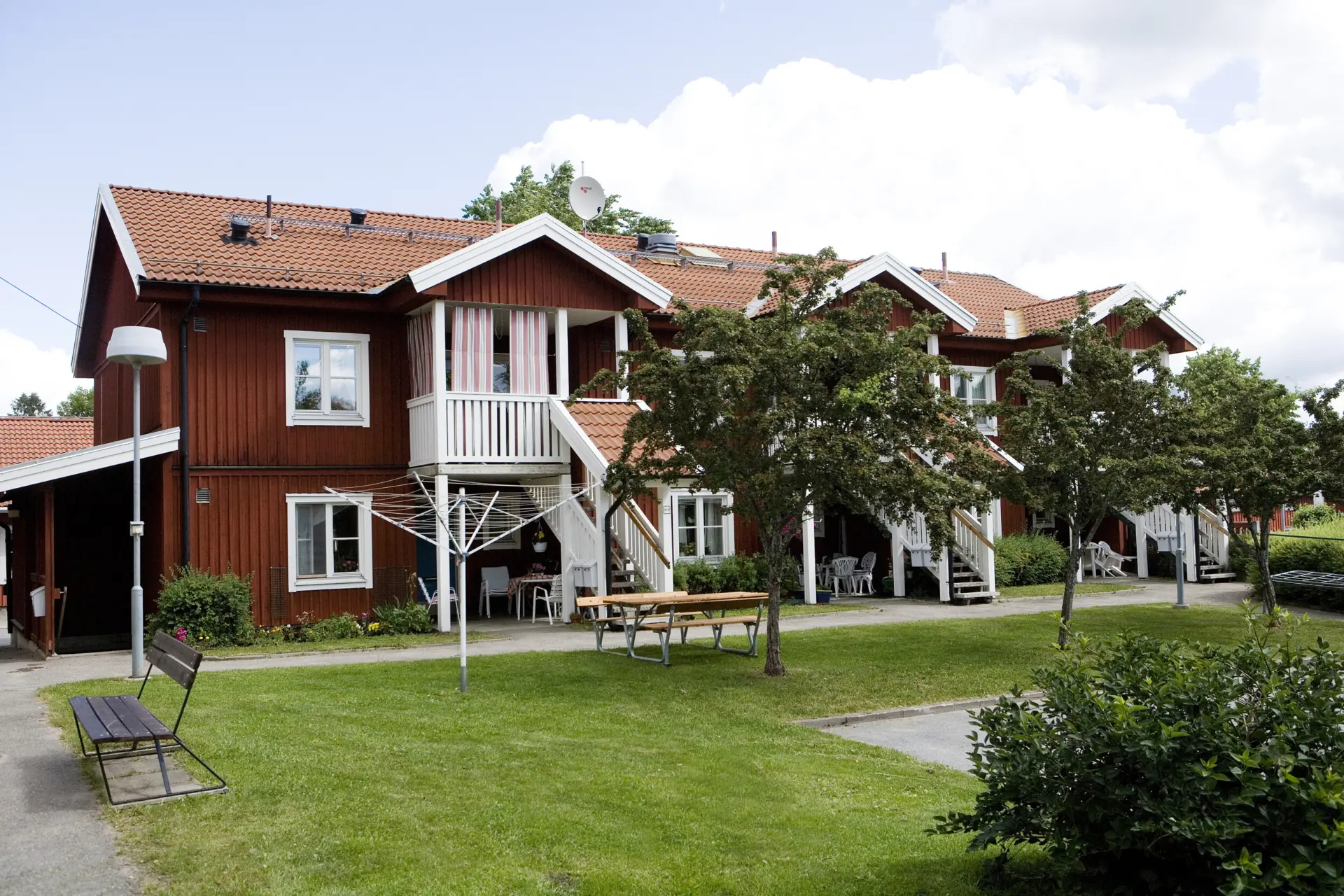 Bild på byggnad i kvarteret Hjorten