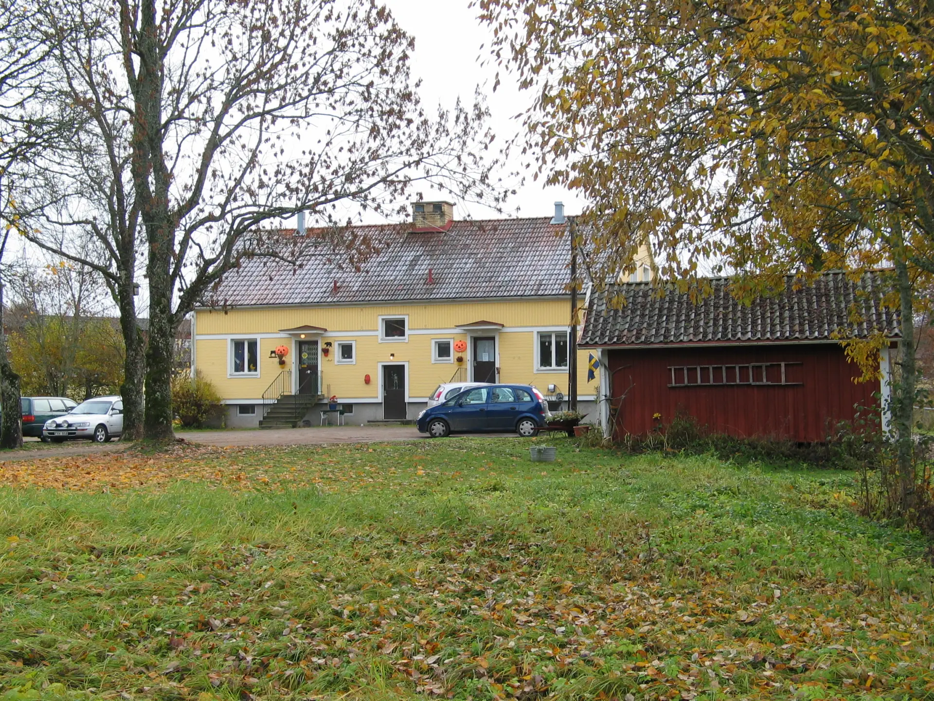 Bild på byggnad i kvarteret Vargtorpet